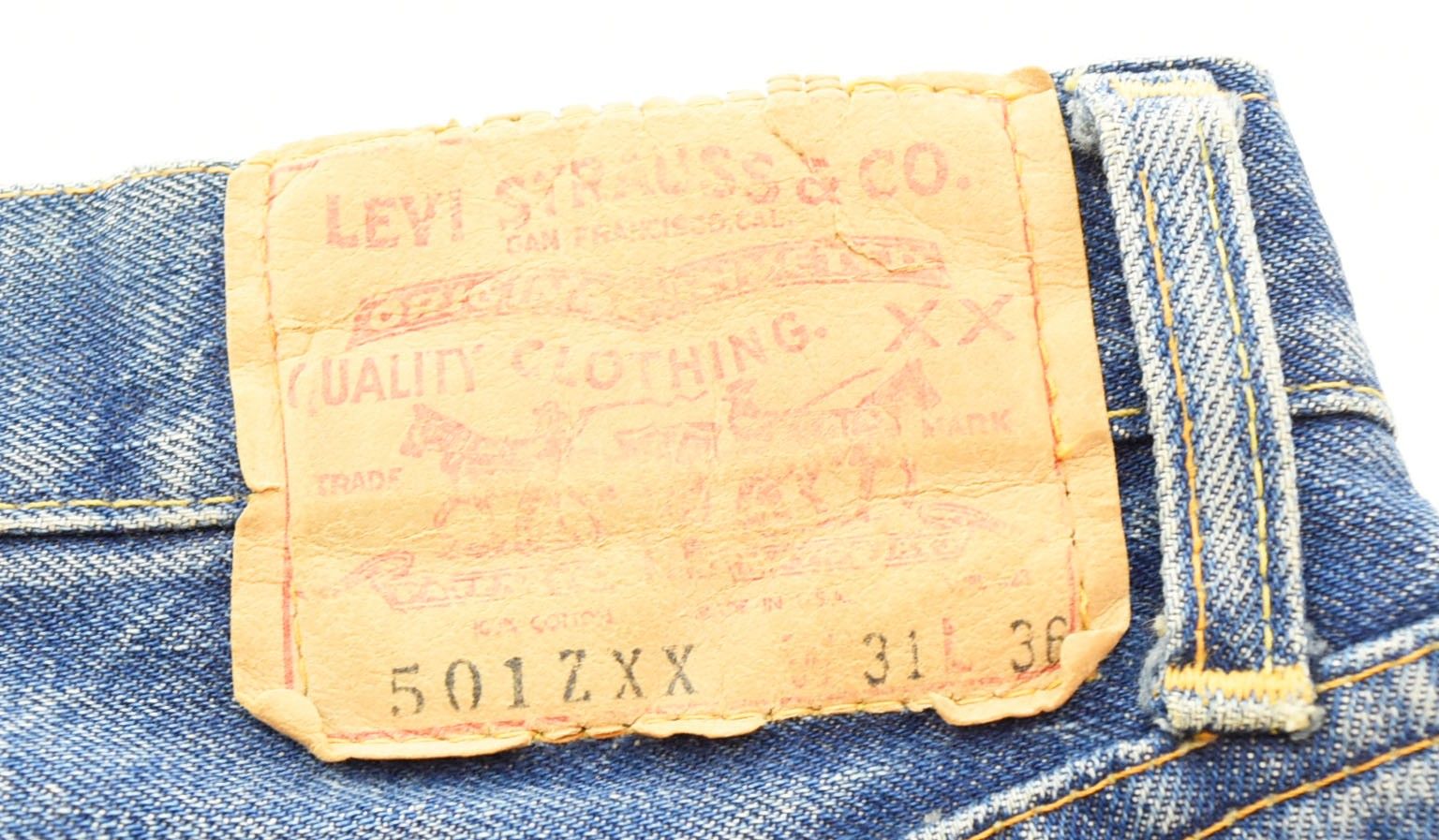 リーバイス LEVI'S 60's 501ZXX 63年~66年モデル ギャラなし紙パッチ