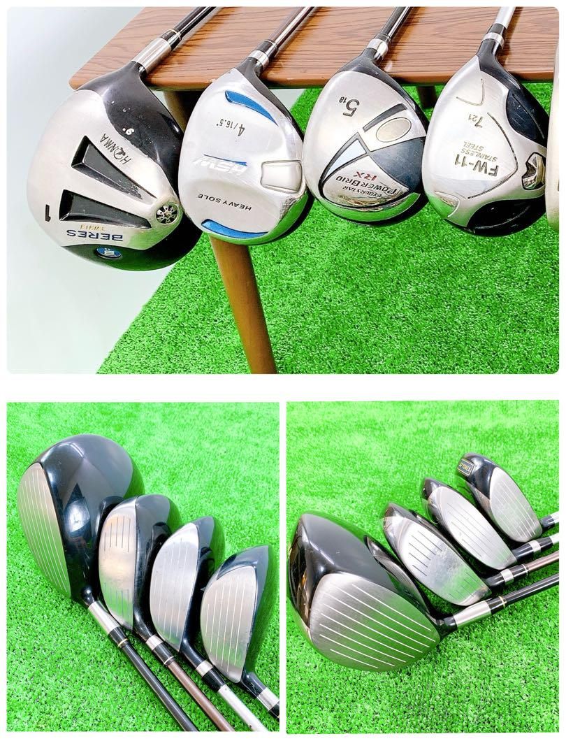 初心者オススメ　ゴルフクラブ　 メンズセット　13本 HONMA キャディバック 初心者オススメ ゴルフクラブ メンズセット 13本 HONMA キャディ