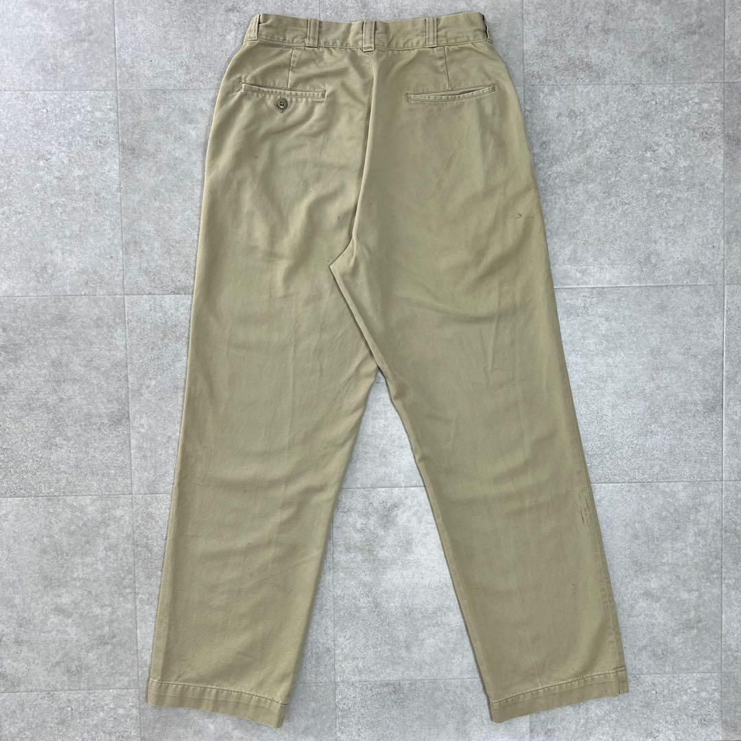 USMC チノパン カーキ フラップポケット トラウザーズ 米軍 実物 60s