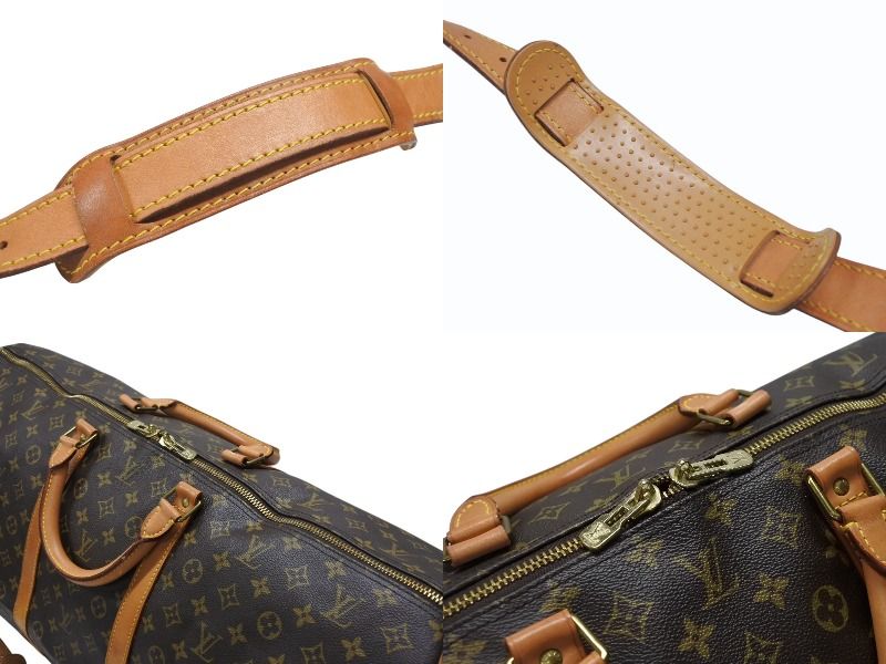 LOUIS VUITTON ルイヴィトン キーポル バンドリエール60 ボストンバッグ M41412 モノグラム PVC レザー ブラウン 4b006816 DECORATOM_COM_BR