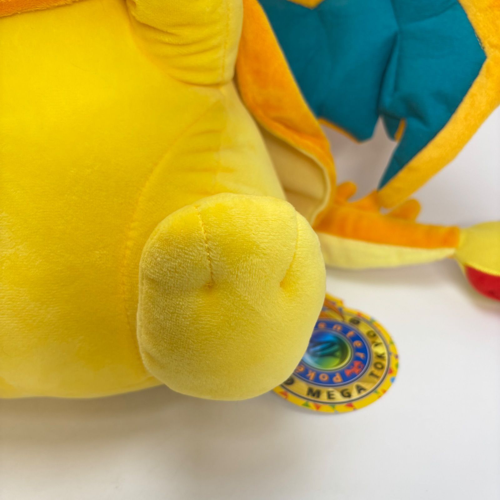 タグ付き】約55cm ピカチュウ メガリザードンY Ver
