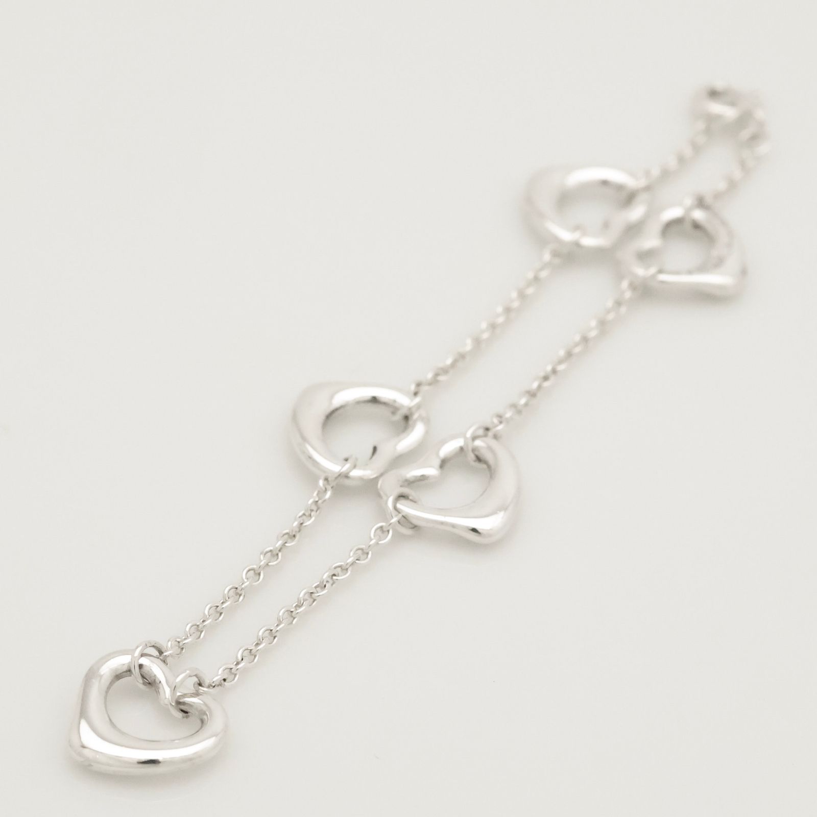 Tiffany & Co. ブレスレット　オープンハート5連 ティファニー(TIFFANY＆CO)ティファニー オープンハート 5連