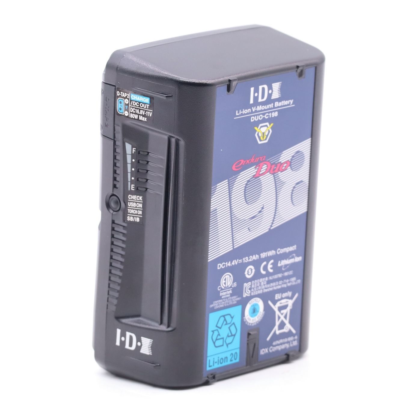 IDX DUO C 198 Vマウントタイプリチウムイオンバッテリー