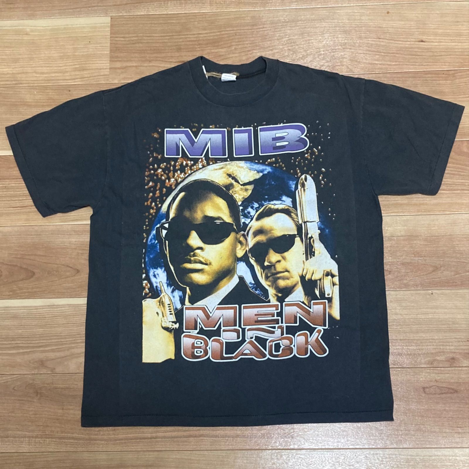 メンインブラック MIB 00s ヴィンテージ Tシャツ 古着 希少なXL】メンインブラック MIB 00s ヴィンテージ Tシャツ 古着
