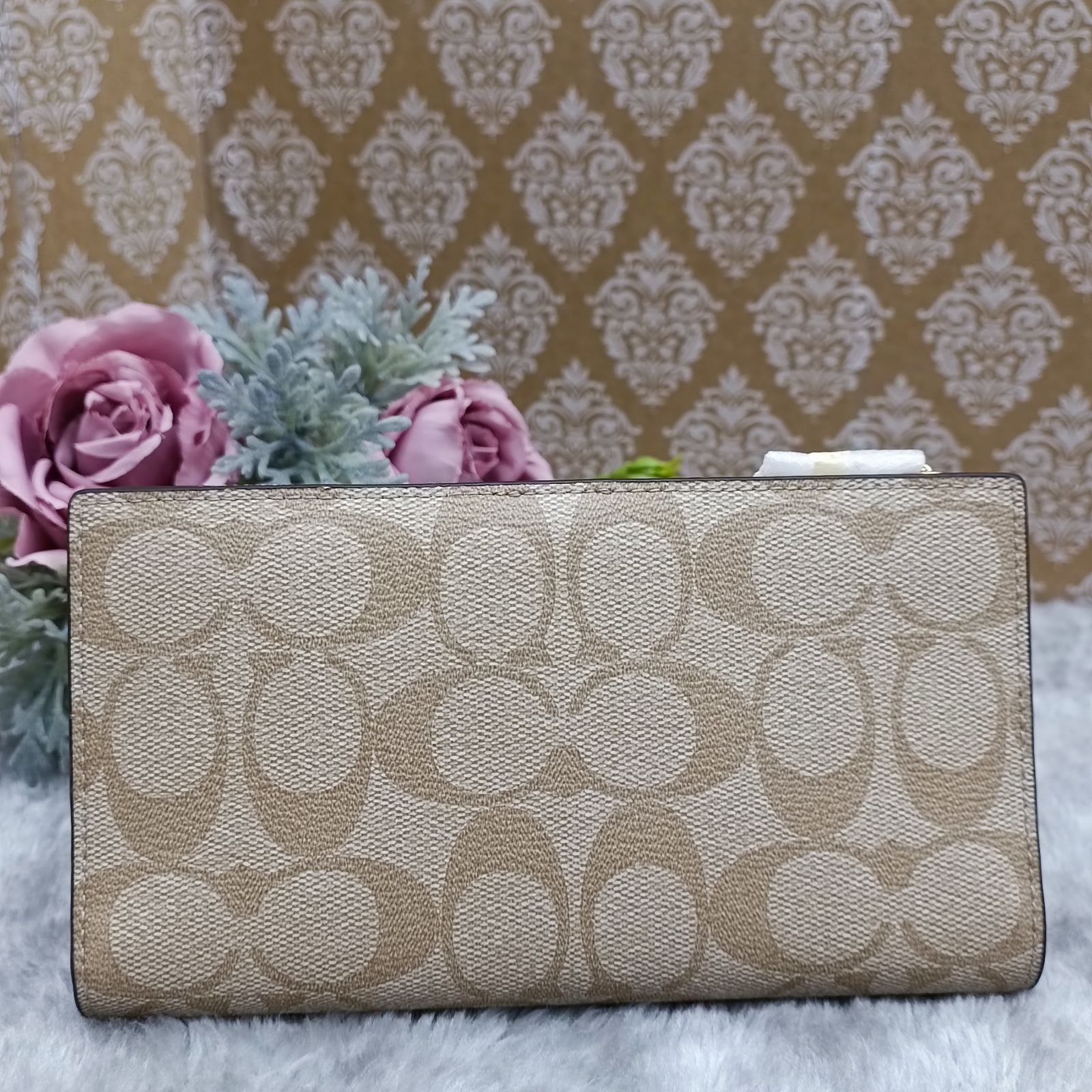 COACH 》 ☆未使用☆ コーチ シグネチャースリムウォレット 長財布 