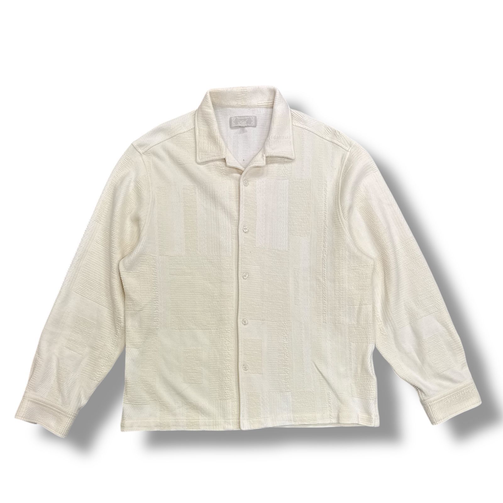 参考上代33470円 KITH 24SS Geometric Knit Cohen Shirt ジオ