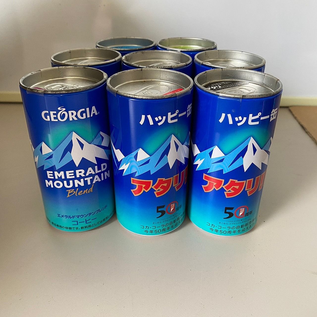 ジョージア ハッピー缶 80年代名車ダイキャストカーコレクション 全8種 30個 ジョージア ハッピー缶 80年代名車ダイキャストカーコレクション