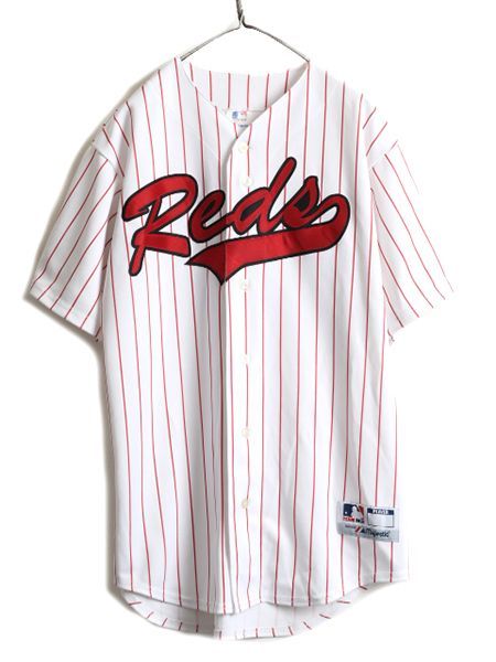 Majestic シンシナティー レッズ USA製 90s~00s ゲームシャツ