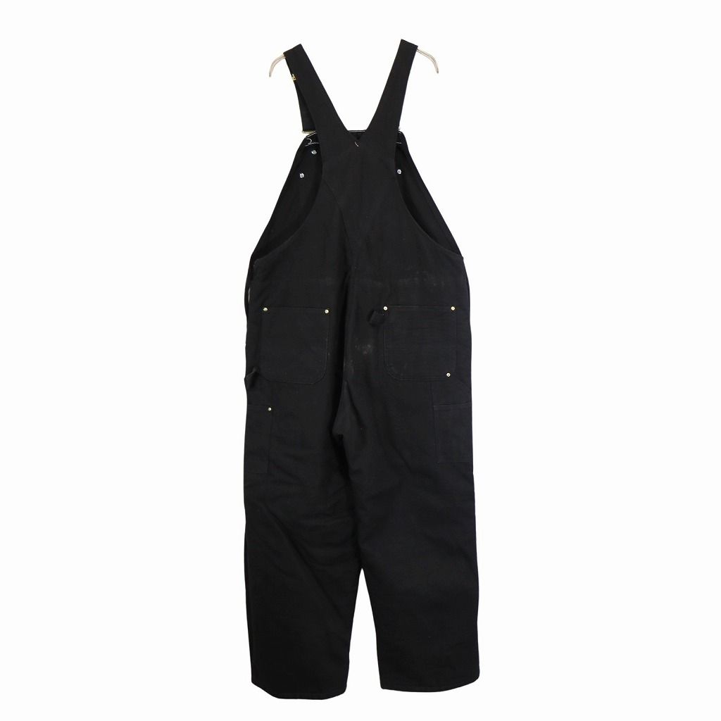 （美品）carhartt カーハート　オーバーオール　ブラック　ダブルニー 90s カーハート オーバーオール ブラック ダブルニー USA - メルカリ