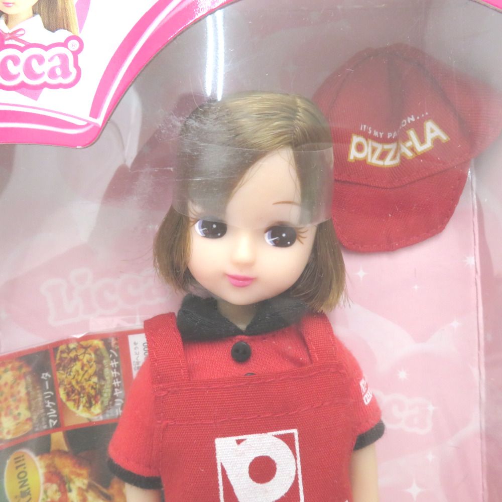 Takara Tomy - リカちゃん Licca 3点セット プリティアイドル ピザーラの店員さん ウェイトレスさん LD-08 LD-12 LD-13 1/6ドール 着せ替え人形 TAKARA TOMY タカラトミー おもちゃ・玩具 未開封品【中古】 Takara Tomy - リカちゃん Licca 3点セット プリティアイドル