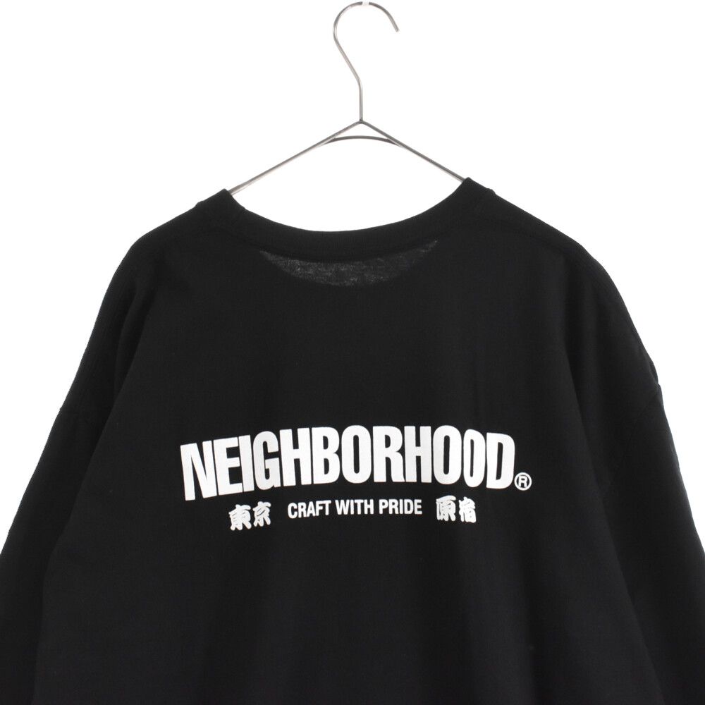 NEIGHBORHOOD ネイバーフッド PRINT S/S T-SHIRTS 東京 禰威暴亜 プリントTシャツ 半袖カットソー ブラック