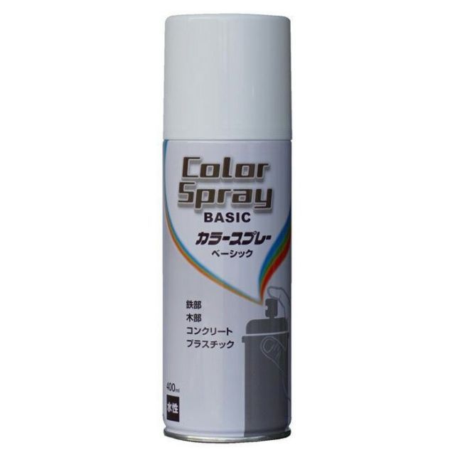 ニッペ ホームペイント 水性スプレー塗料 スプレー ベーシック 400ml 12本セット イエロー