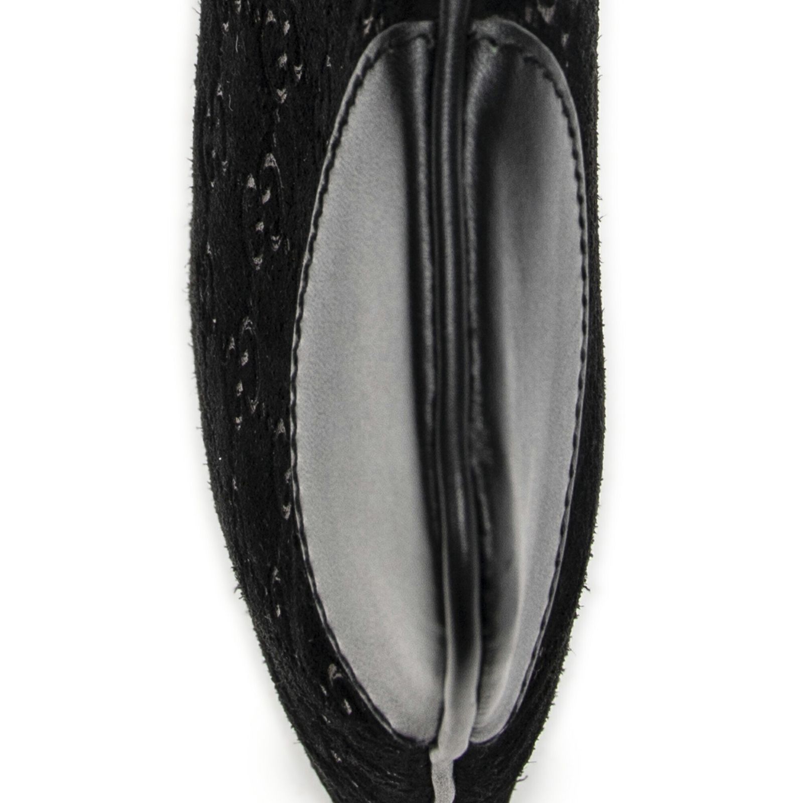 クロスボディバッグ黒GGスエードレザーA