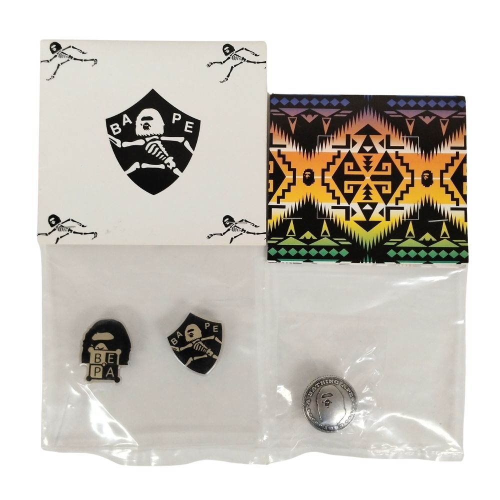 【当時物】A BATHING APE ピンバッジセット 計23個 8762-495-