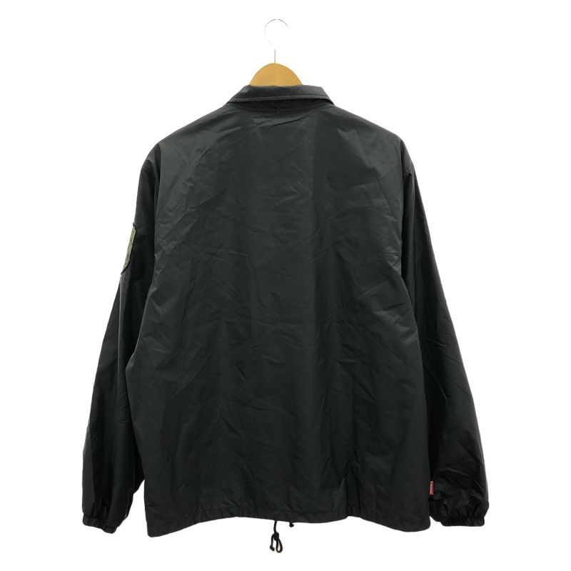 old stussy 00s ナイロン コーチ ジャケット オールドステューシー 中古】00s STUSSY コーチジャケット ブラック サイズL オールド