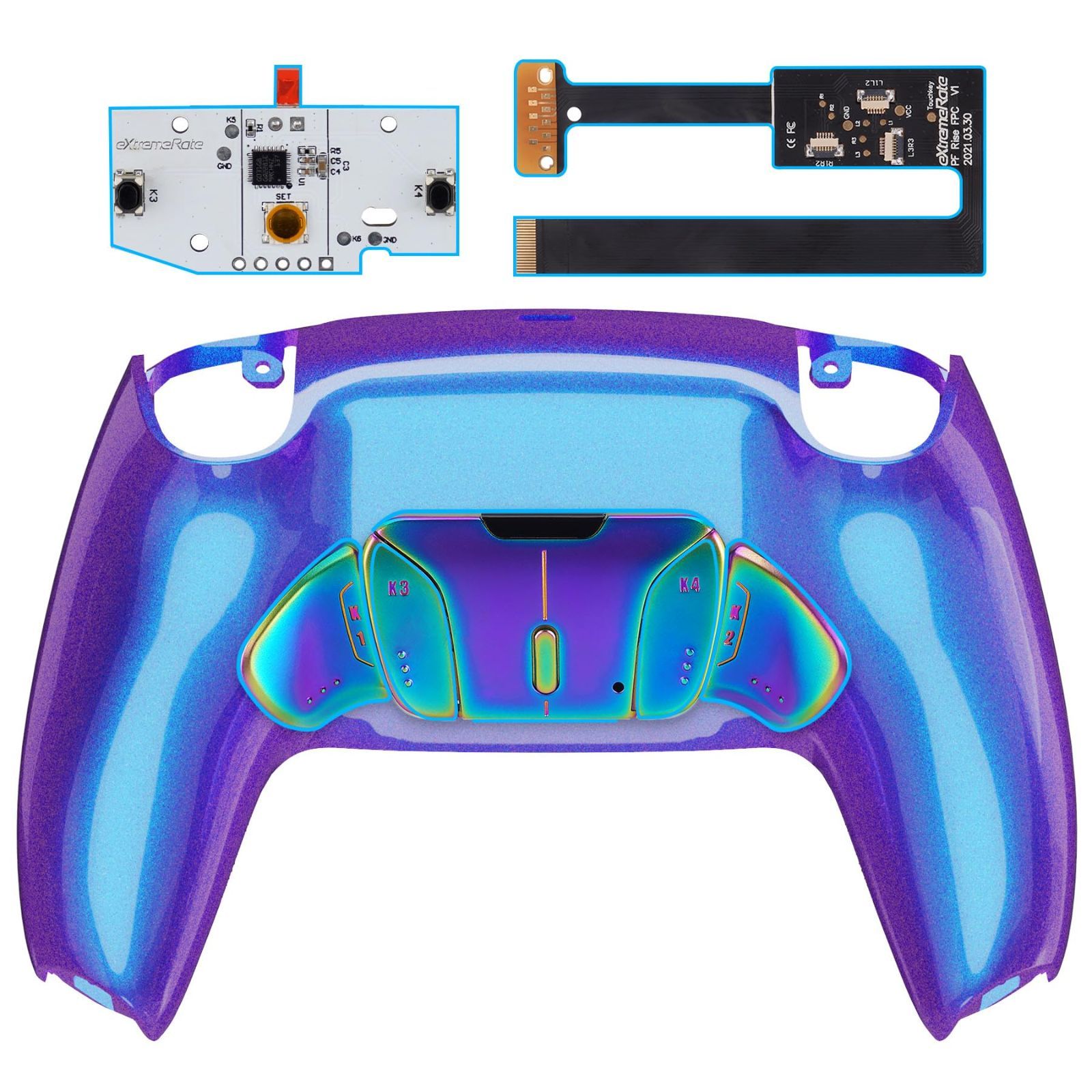 背面ボタン (4つ)装着済 PS5 Dualsense デュアルセンス コントローラー 