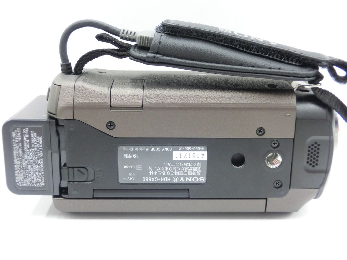 ソニー デジタルビデオカメラ HDR-CX680 ブロンズブラウン 説明書無し