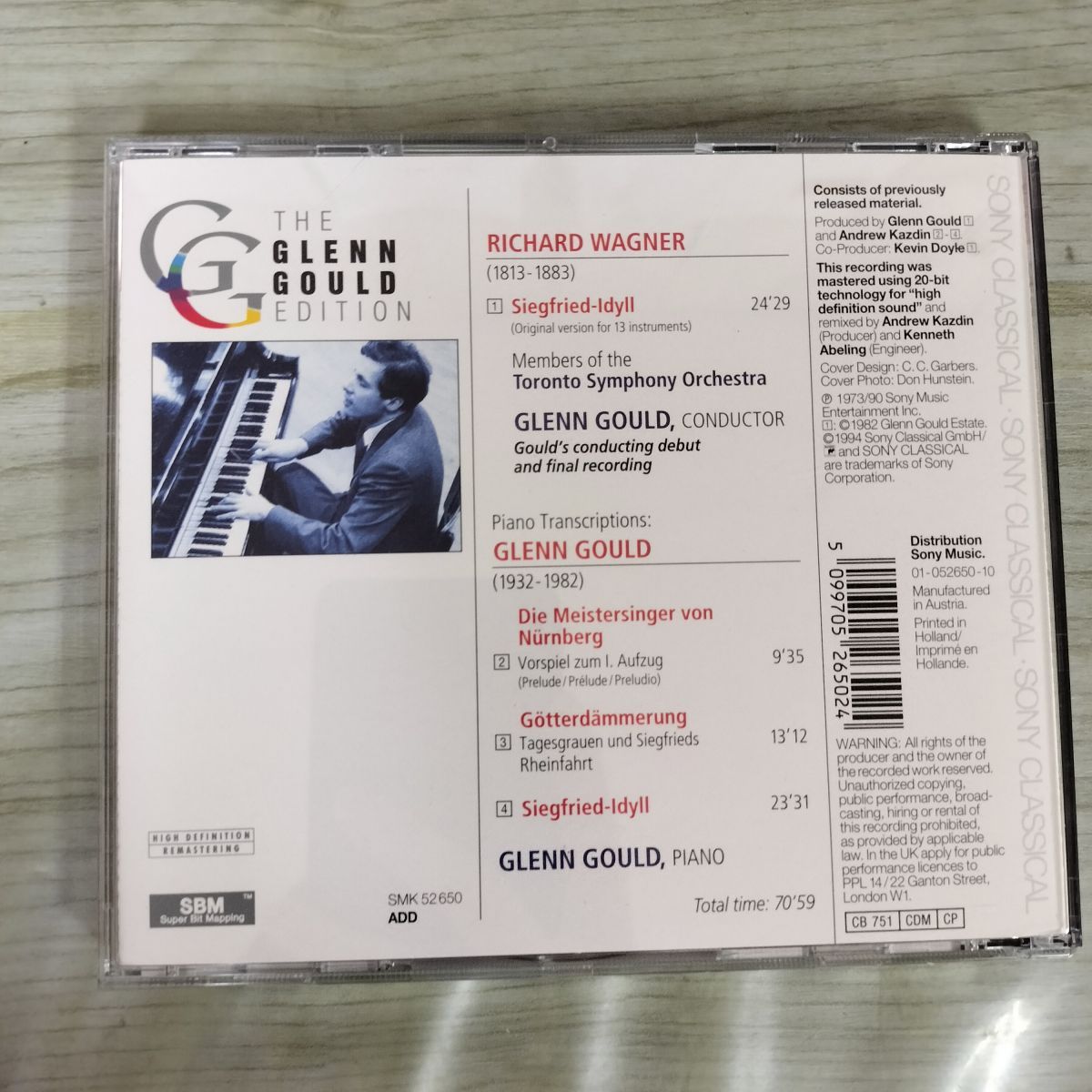 グレン グールド Glenn Gould  CDセット CDBOX 11枚組 THE GLENN GOULD EDITION VOL.5 グレン・グールド
