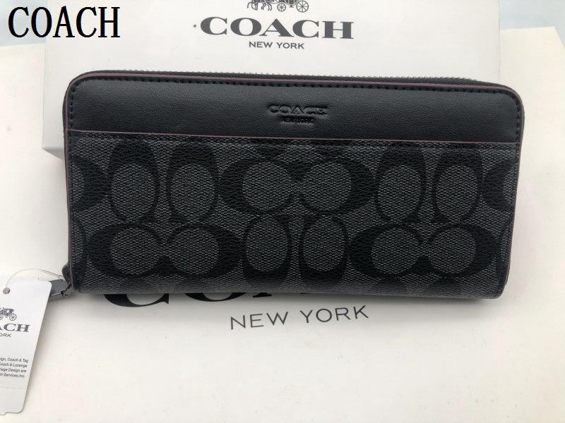 コーチ COACH 長財布 財布 シグネチャー アコーディオンラウンドジップウォレット メンズ 財布 贈り物a050C  F25517新品未使用  E20