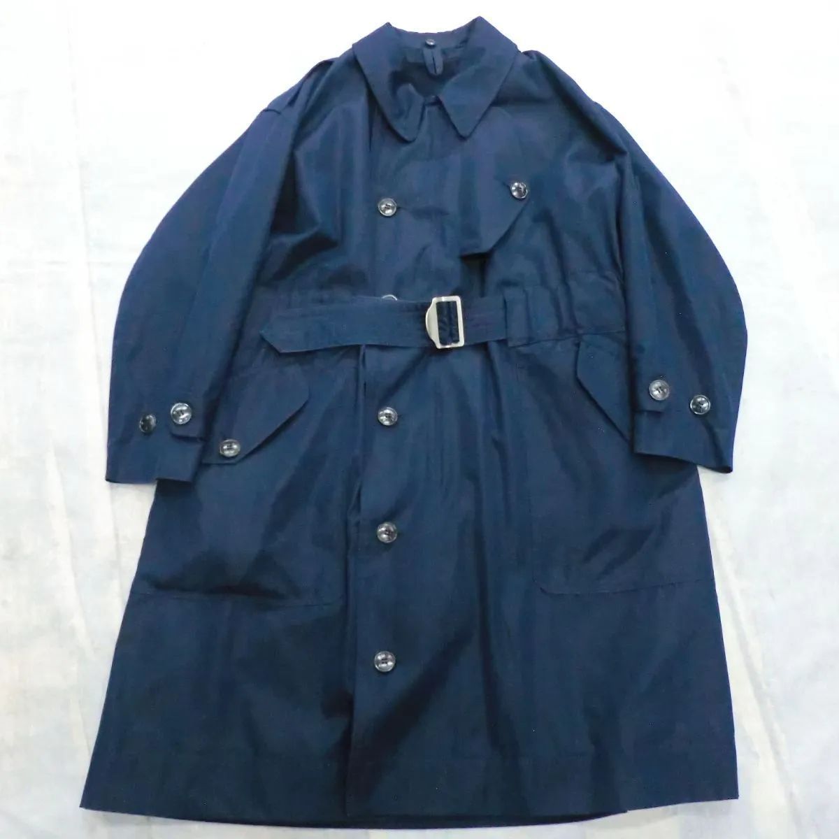 OLD MAN'S TAILOR ブラック トレンチコート OLD MAN'S TAILOR ブラック トレンチコート