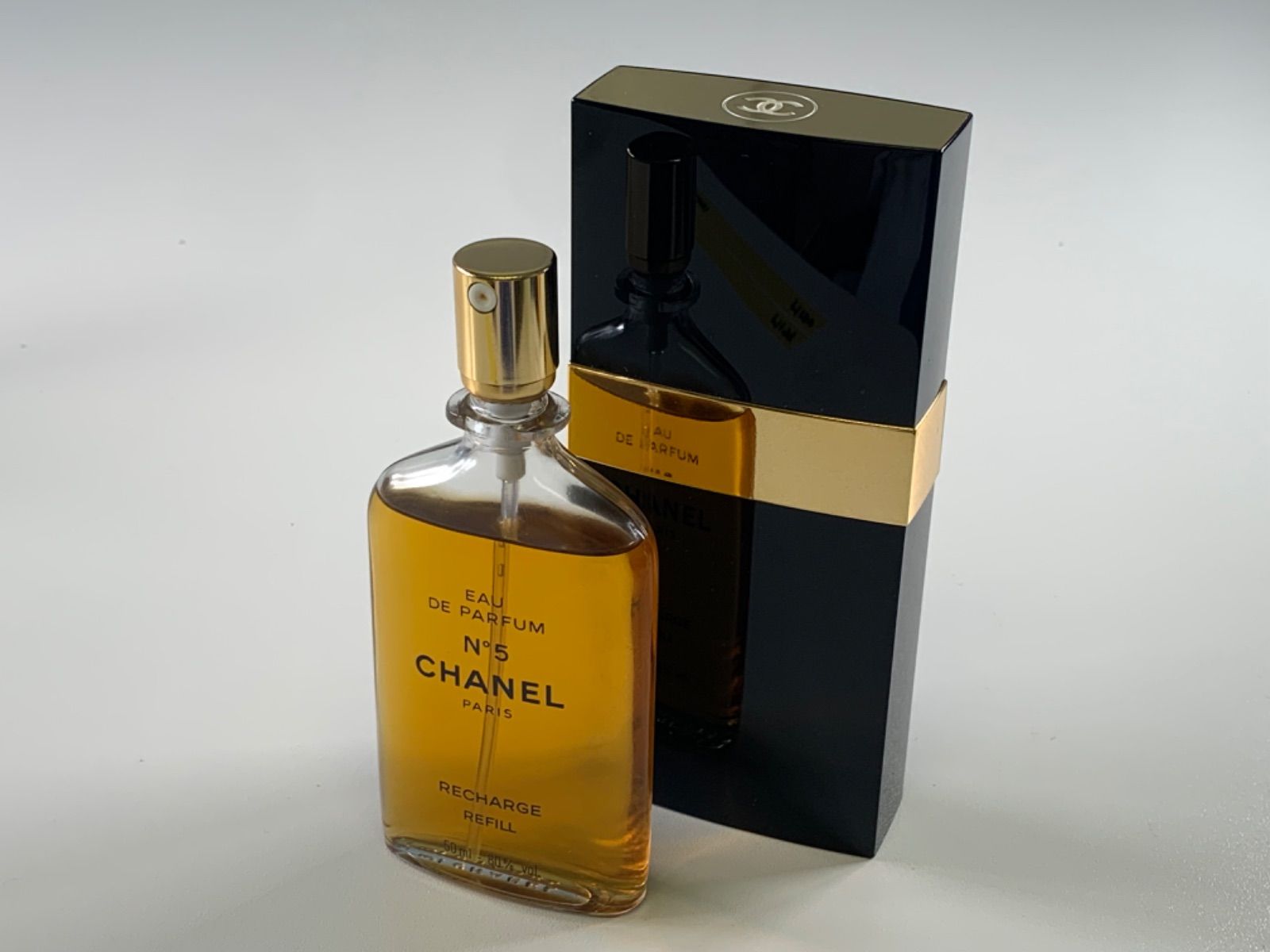CHANEL 香水 No5 EAU DE PARFUM 50ml 残量9割以上 ☆美品 残量約8割以上CHANEL N°5 EAU DE PARFUM シャネル ナンバー5