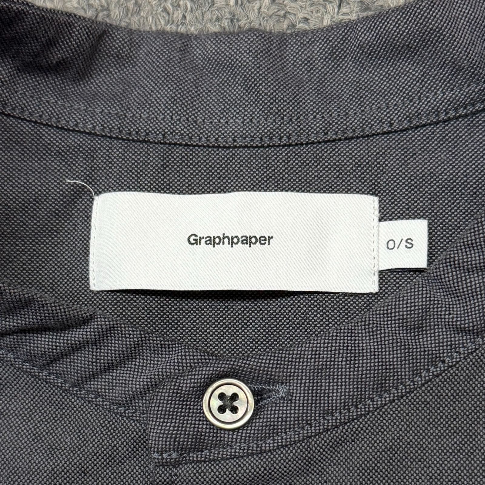 グラフペーパー 25AWオックスフォードバンドカラーシャツ