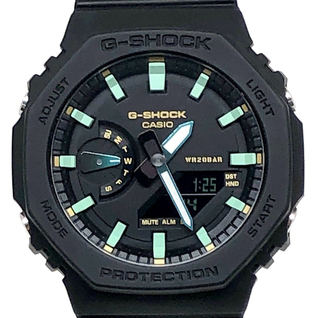 G-SHOCK ジーショック GA-2100RC-1A TEAL AND BROWN カシオーク ブルーグリーン 青緑 アナデジ LEDライト 2025年4月発売