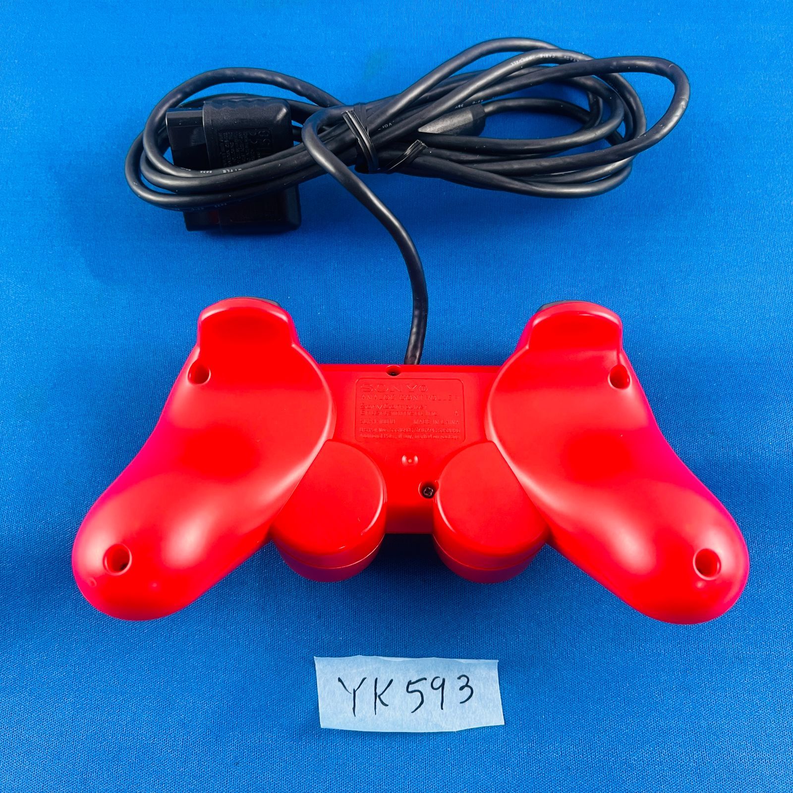 YK593 デュアルショック2 DUAL SHOCK2 アナログコントローラー ANALOG CONTROLLER シナバー レッド 単品 PS2 プレイステーション2 コントローラー SONY ソニー UP786_INFO