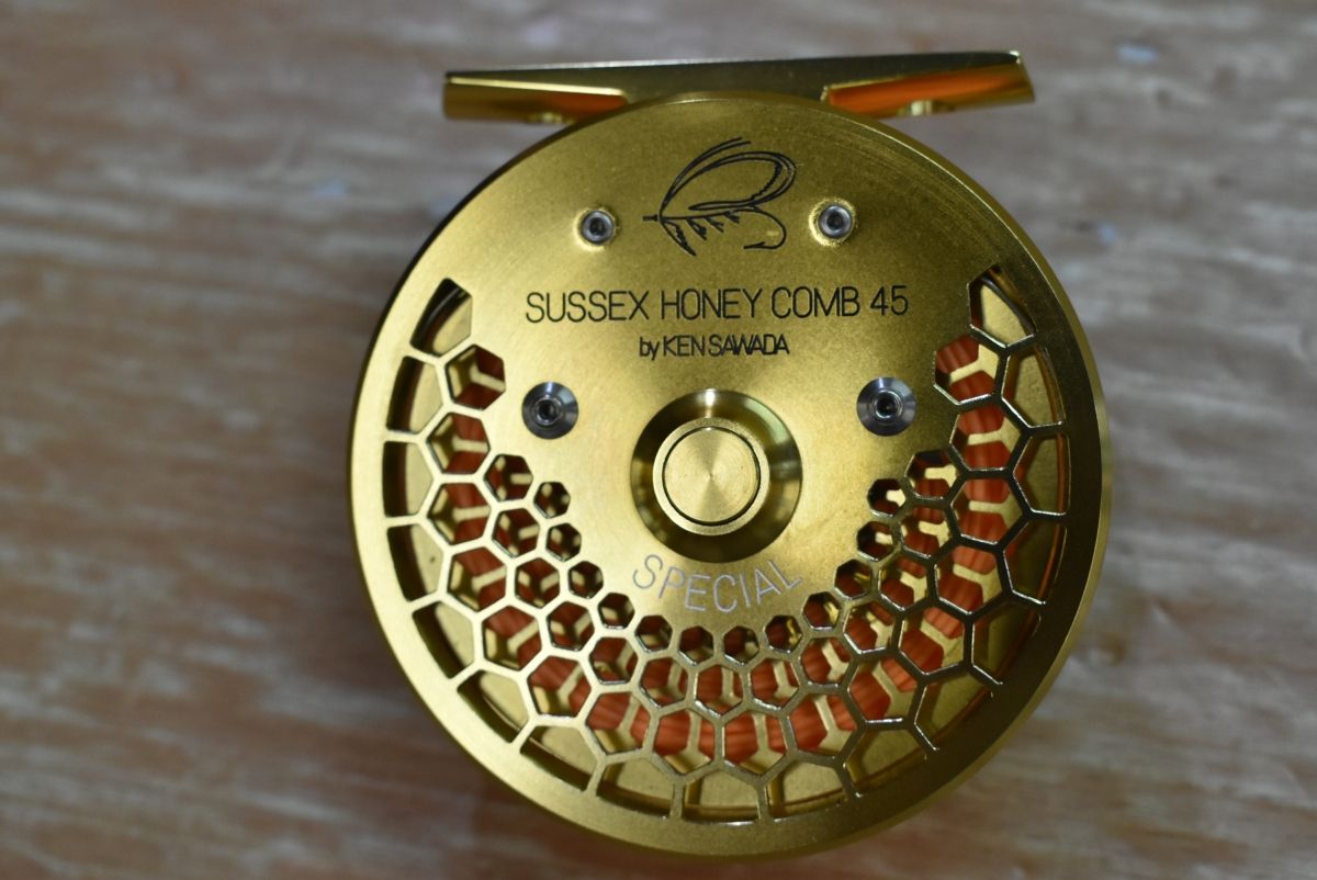 ケンサワダ サセックス ハニカム 45 KEN SAWADA SUSSEX HONEY COMB フライリール 釣り フライフィッシング トラウト ヤマメ 等
