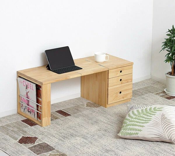 国産 天然木折りたたみ文机 テーブル 卓上 デスク MARWIL-DEMENAGEMENTS_CH