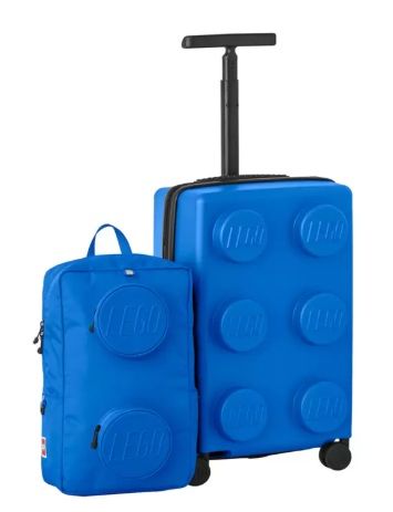 ブルー LEGO レゴ ハードサイド 機内持ち込み スーツケース バックパックセット リュック TSAロック 拡張機能付 頑丈伸縮ハンドル ノートPC タブレット A4サイズ