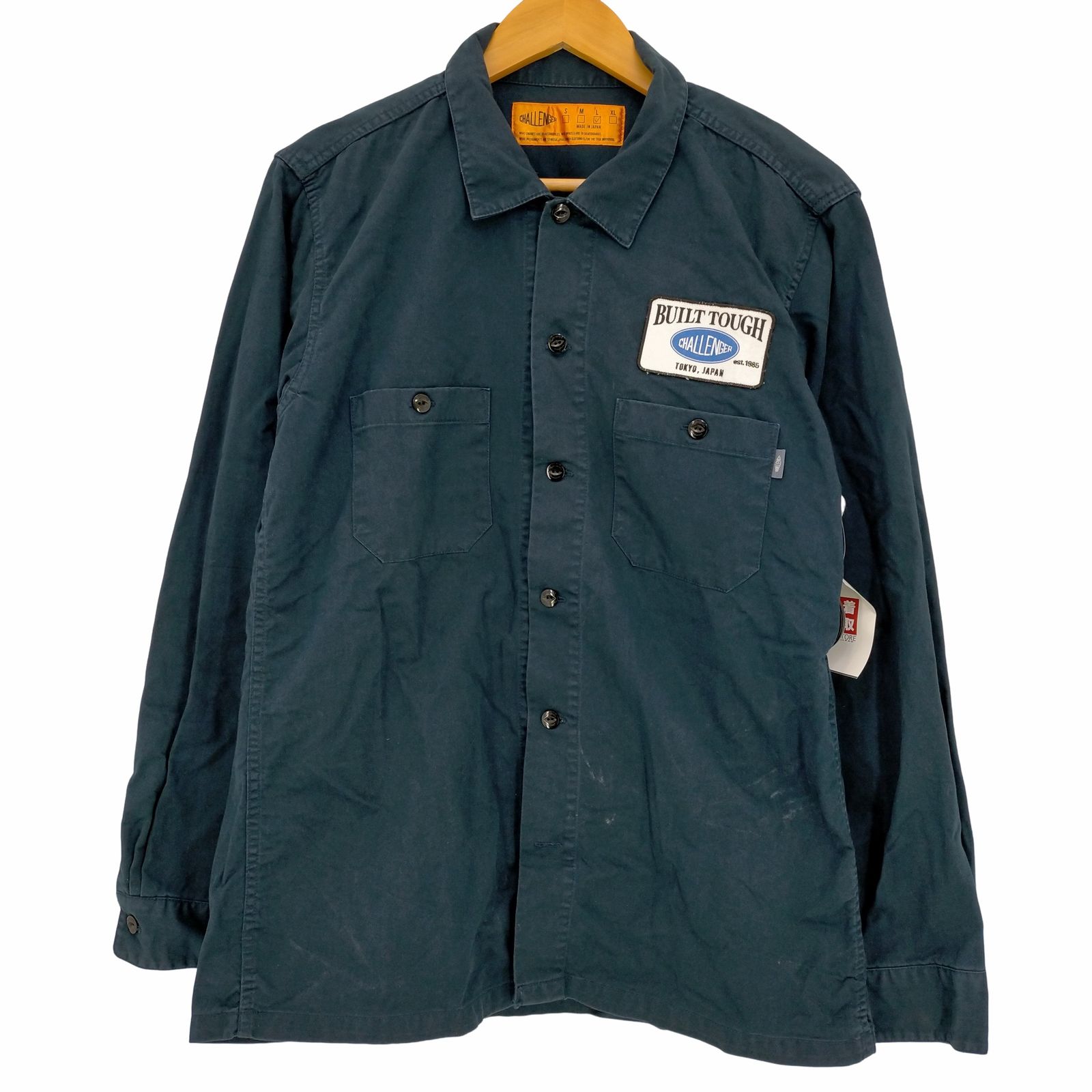 チャレンジャー CHALLENGER L/S PATCH WORK SHIRT ワークシャツ メンズ JPN：L - メルカリ