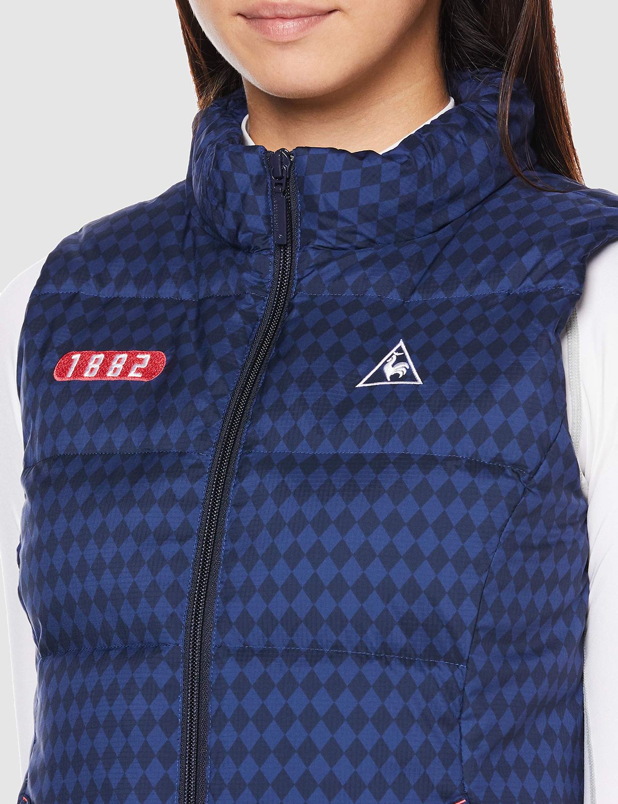  ルコックスポルティフゴルフ アウターベスト レディース NV 00 ネイビー 日本 S 日本サイズS相当 その他 フェイスケア