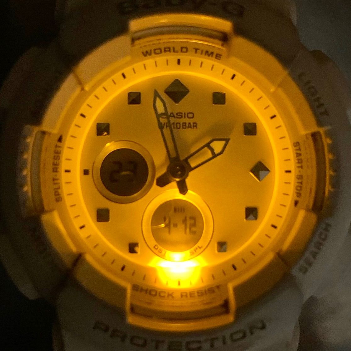CASIO Baby-G⭐️ BA-125-7A】 PROTECTION ホワイト レディース