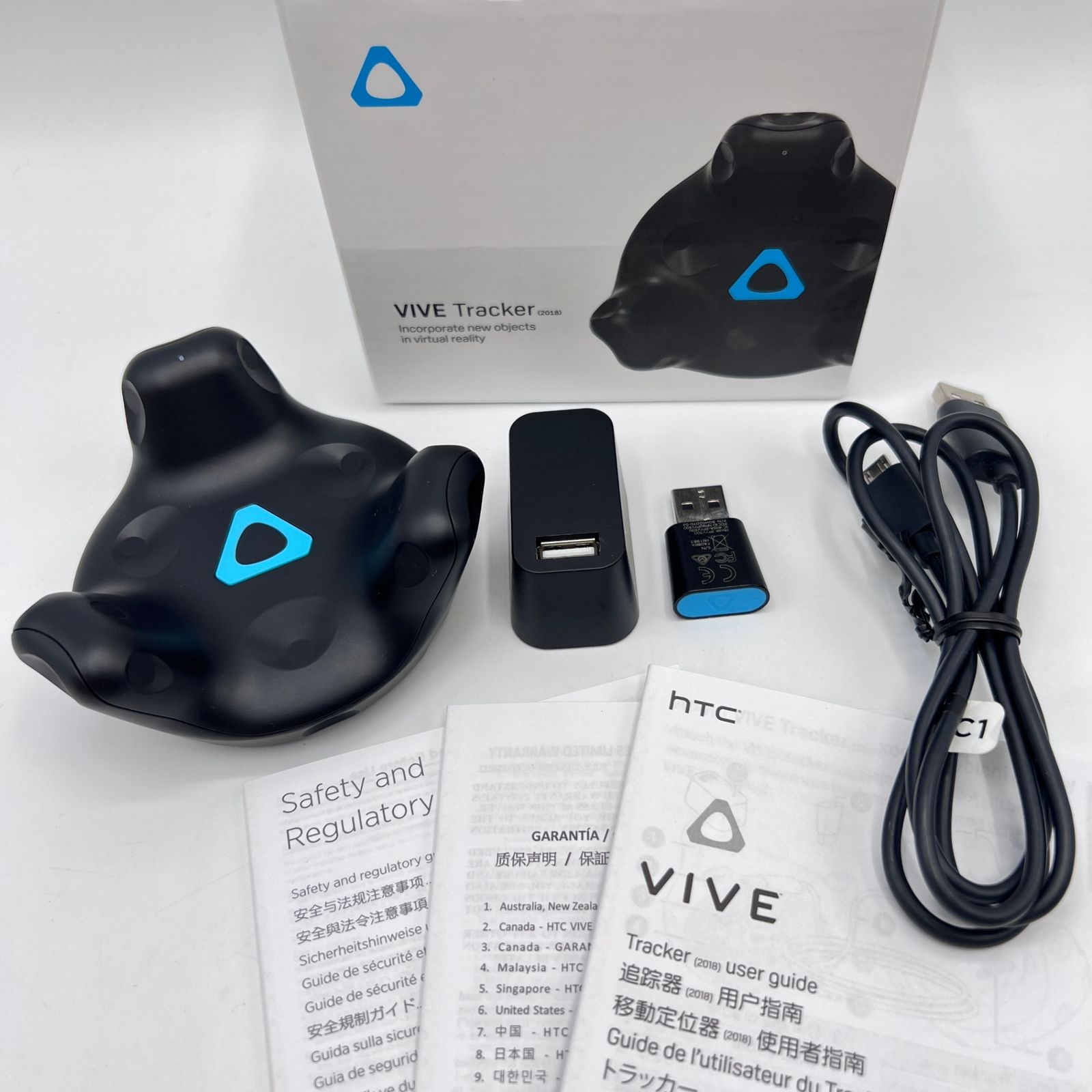 美品】HTC VIVE Tracker 2018 99HANL002-00 アクセサリー トラッカー 