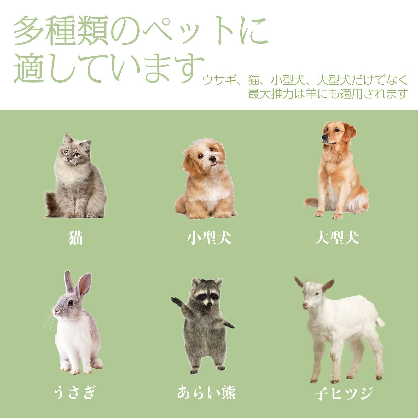 【新着商品】CGOLDENWALL ペット用バリカン ペットクリッパー 低騒音 初心者に適用 プロレベル 小型犬 中型犬 大型犬 猫 羊に適用 ペット美容院/農場 【日本語説明書付き】