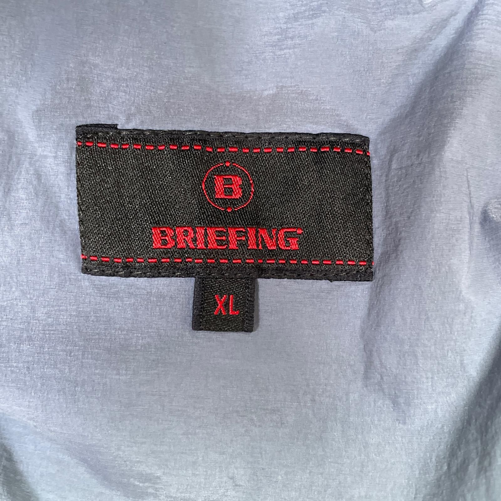 最低の価格! メンズ ブリーフィング BRIEFING ダウンベスト XL グレー系 ダウン ダブルジップ