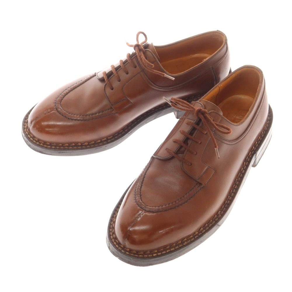 ジェイエムウエストン J.M WESTON 677 ハントダービー ロシアンカーフ ドレスシューズ ブラウン サイズ7 1|2 メンズ