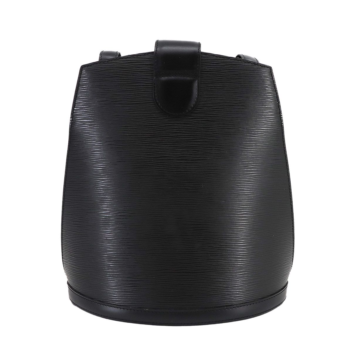 【人気新作】 ルイ ヴィトン LOUIS VUITTON エピ クリュニー ショルダー バッグ レザー ノワール M52252 ゴールド 金具 Cluny 90298099