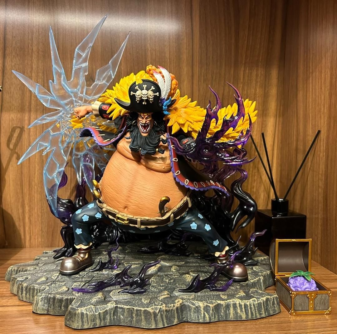 ワンピース 黒ひげ マーシャル ガレージキット フィギュア 塗装