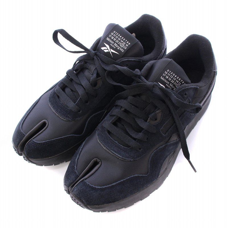 マルジェラ×Reebok PROJECT 0 CL DQ ブラックスニーカー Maison Margiela × Reebok Project 0 CL Memory Of 
