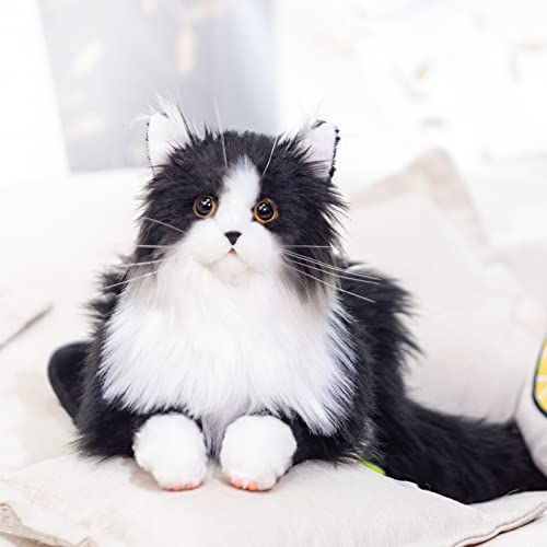 加重黒猫 Chongker 猫ぬいぐるみ リアル 本物そっくり ハンドメイド 