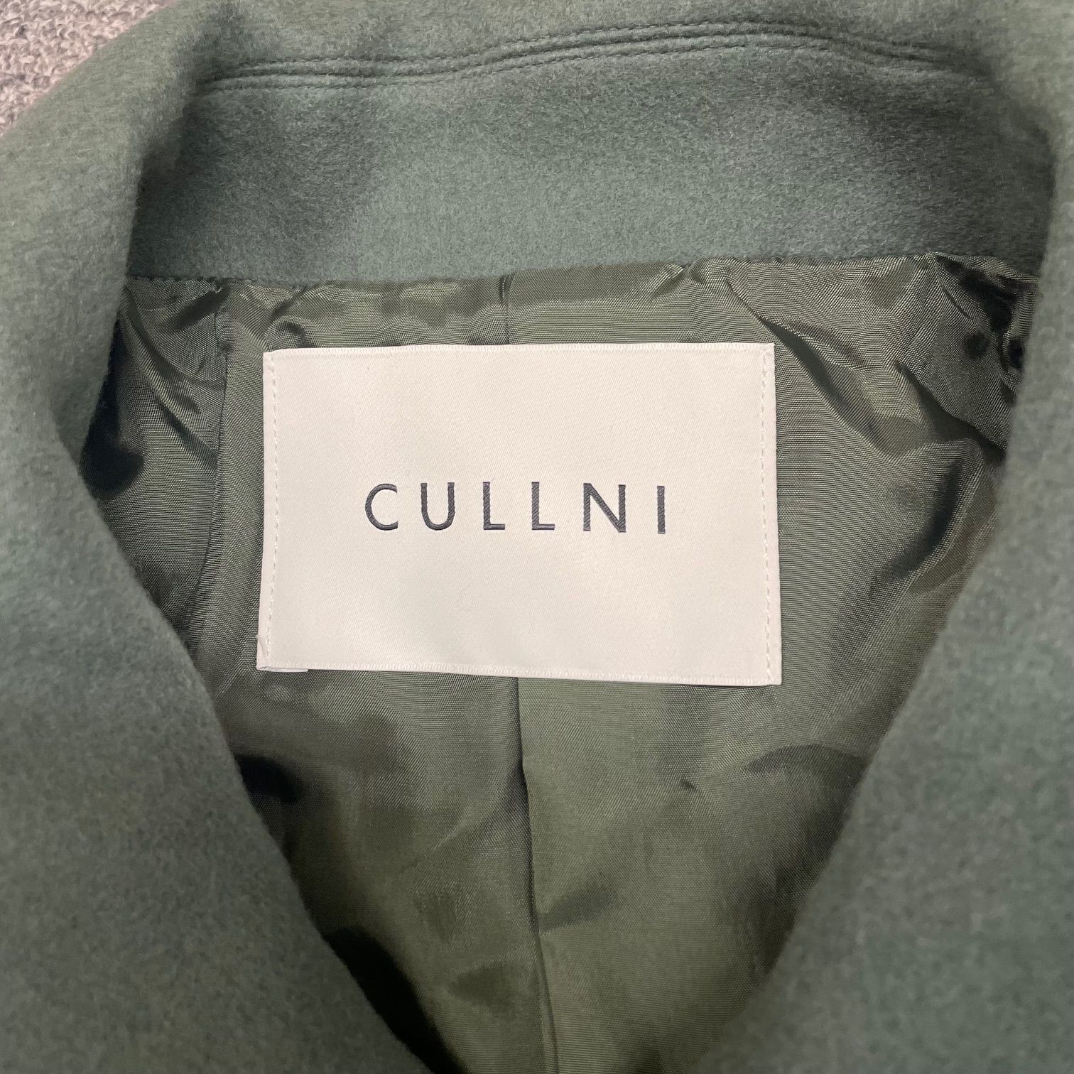 定価79200円 新品 CULLNI 23-AW-019 Compressed Melton Coat メルトン 