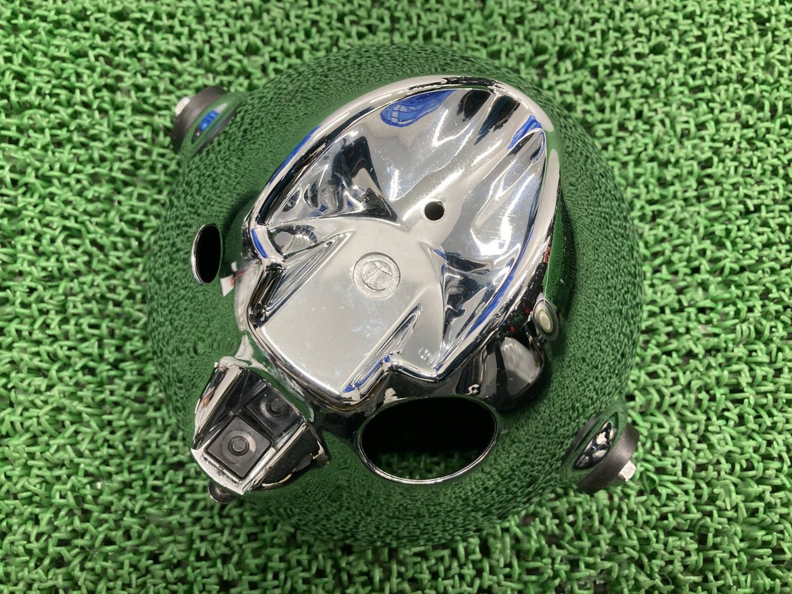 W650 ヘッドライトケース P0514 カワサキ 純正 バイク 部品 EJ650A W400 クローム 凹み無し 品薄 車検 Genuine mS