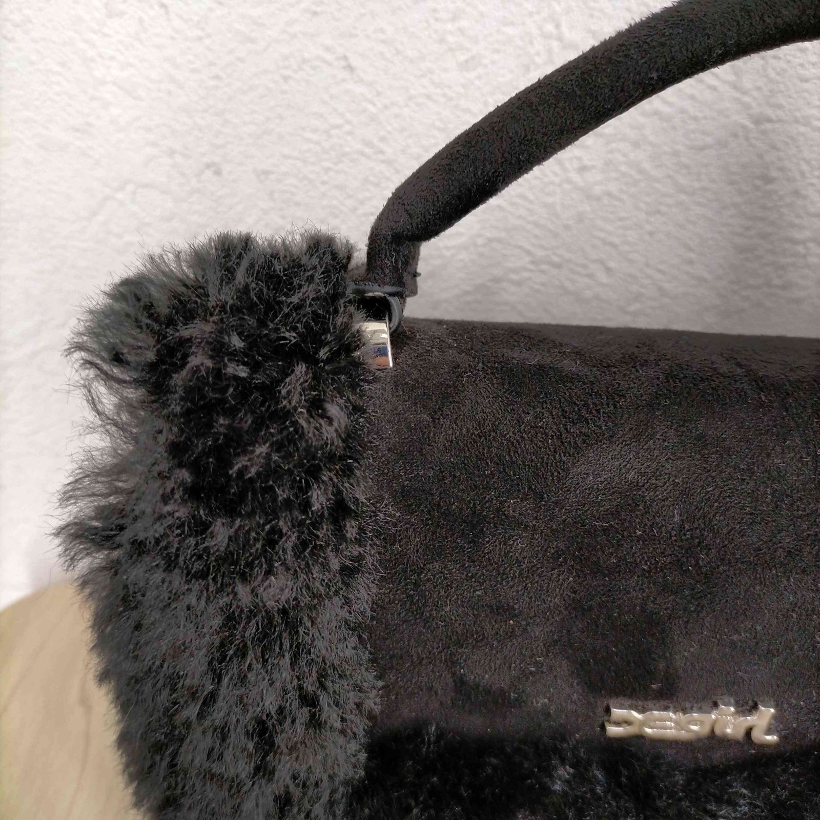 エックスガール X-girl 22AW FAUX MOUTON 2WAY MINI BAG レディース