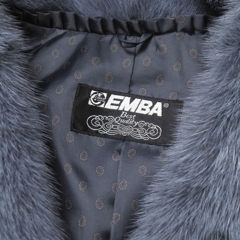 EMBA ミンク ケープ ショール EMBA エンバ ショール 毛皮 ミンク ファー ショールカラー