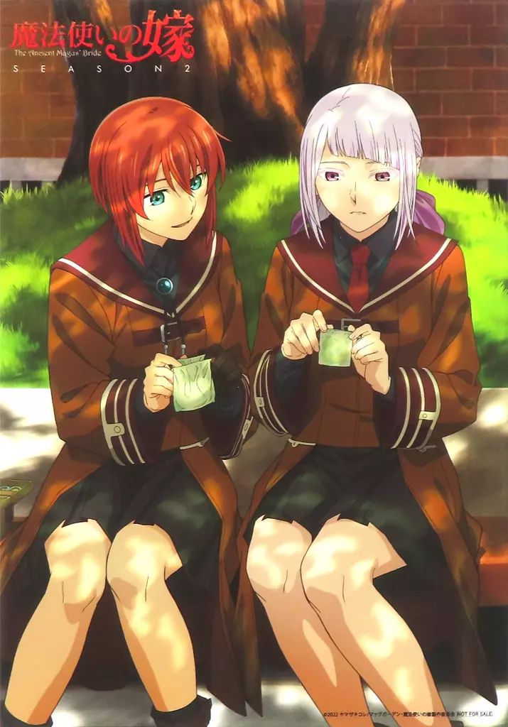 キャンバスボード キャンバスアート 羽鳥チセ＆フィロメラ サージェント 描き下ろしF3描き下ろしキャンバスアート キャラファインボード Blu-ray 魔法使いの嫁 SEASON2 第3巻＆第4巻 Amazon.co.jp連動 特典