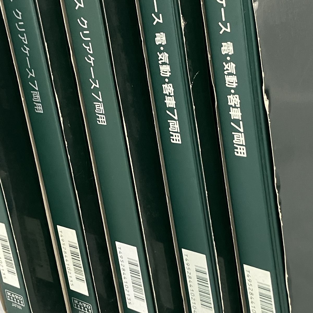 KATO 10-210/10-213 車両ケース 7両用,クリアケース 7両用 5点