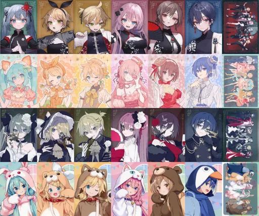 食玩 トレーディングカード 全28種セット 初音ミク ウエハースコレクトボックス2025 ローソン
