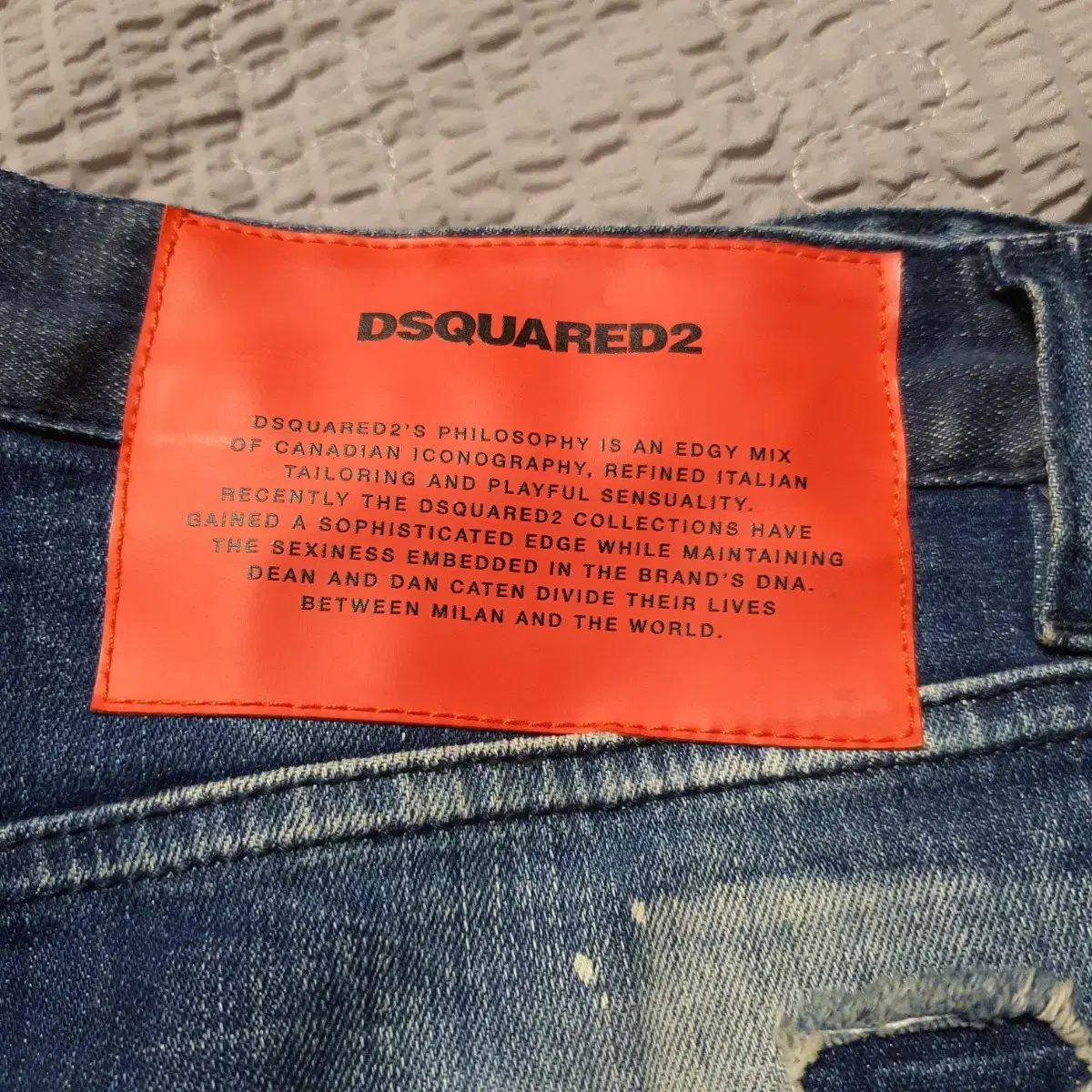 DSQUARED ディースクエアード 2 dan コマンドー 40 インチ ほぼ 保管商品 ハーフパンツ ビッグ 大きい服
